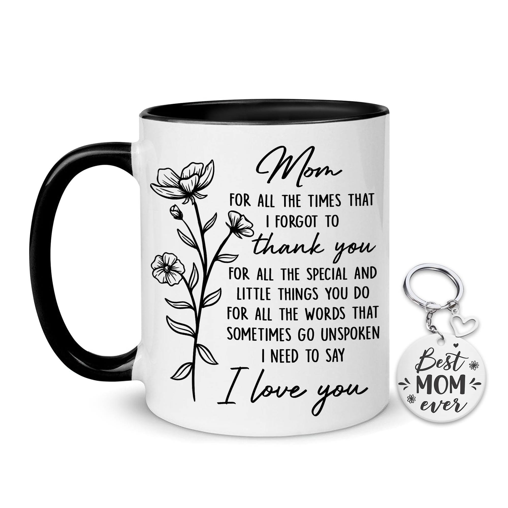 Hyturtle Mom Coffee Mug 11oz - Sentimental Gift for Mom - Birthday, Mothers Day, Christmas