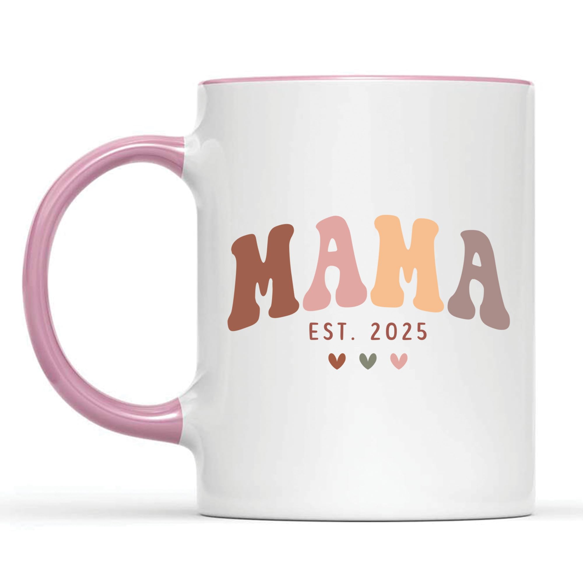 Mom Est 2025 Mug, Mothers Day Coffee Mug Gift, Pregnant Mom Present, Mother To Be Gifts First Time - Best Birthday Day, Christmas Gift For Mommy