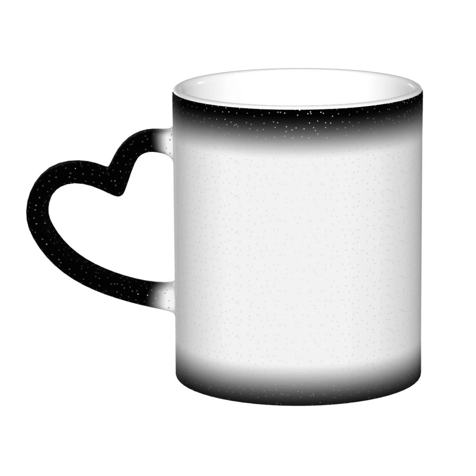 Personalized Magic Mug with Photo, 11 OZ Design Your Own Custom Color Changing Coffee Mugs with Text Name Image, Customized Birthday Christmas Mothers Day Gifts for Mom Dad Family, FBA-Black