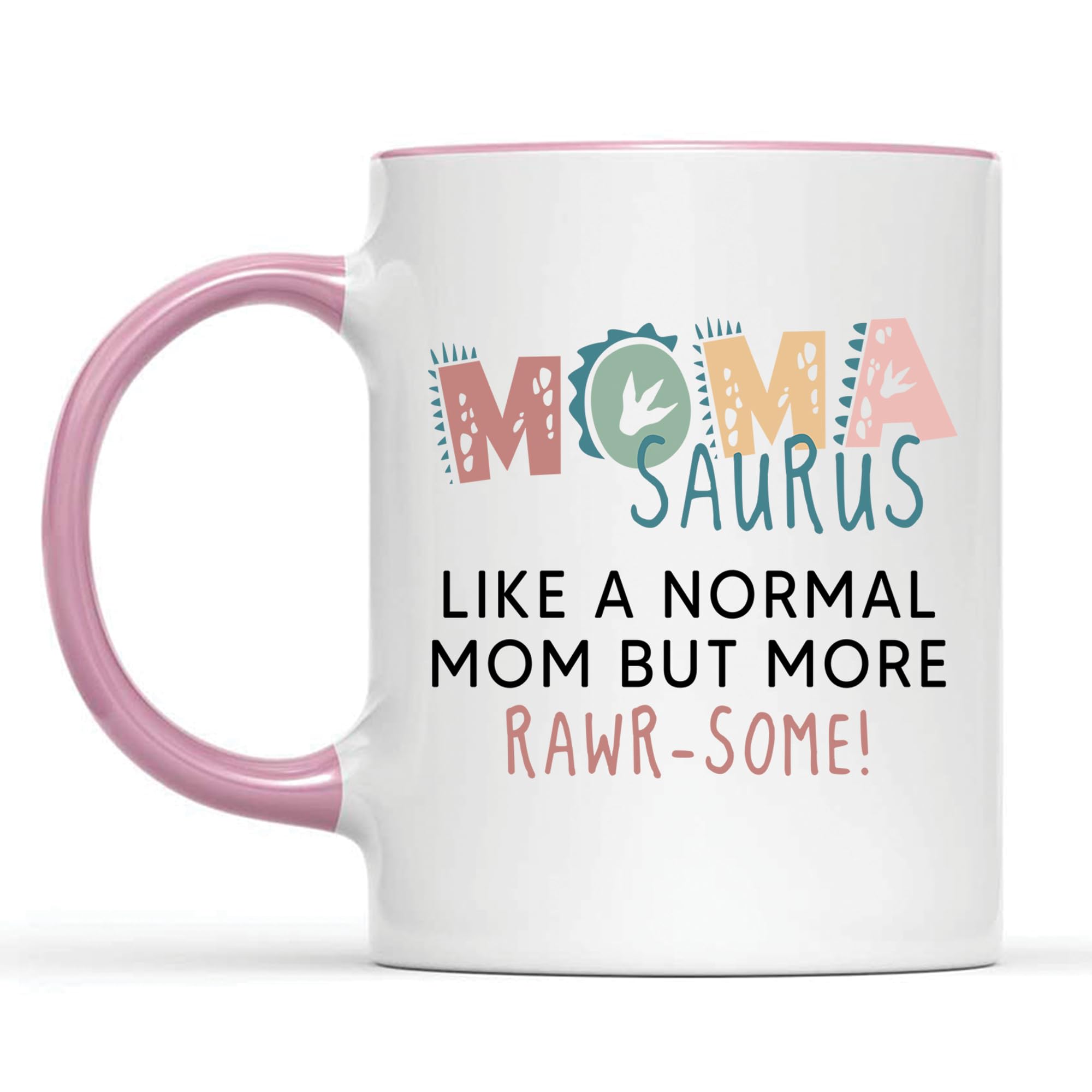 Mothers Day Gifts For Mom Mugs, Coffee Mug For Mama, Best Moma Gifts For Birthday, Christmas For Mommy, Momasaurus 11oz Mug - Gift For New Mom, Wife From Daughter, Son, Husband