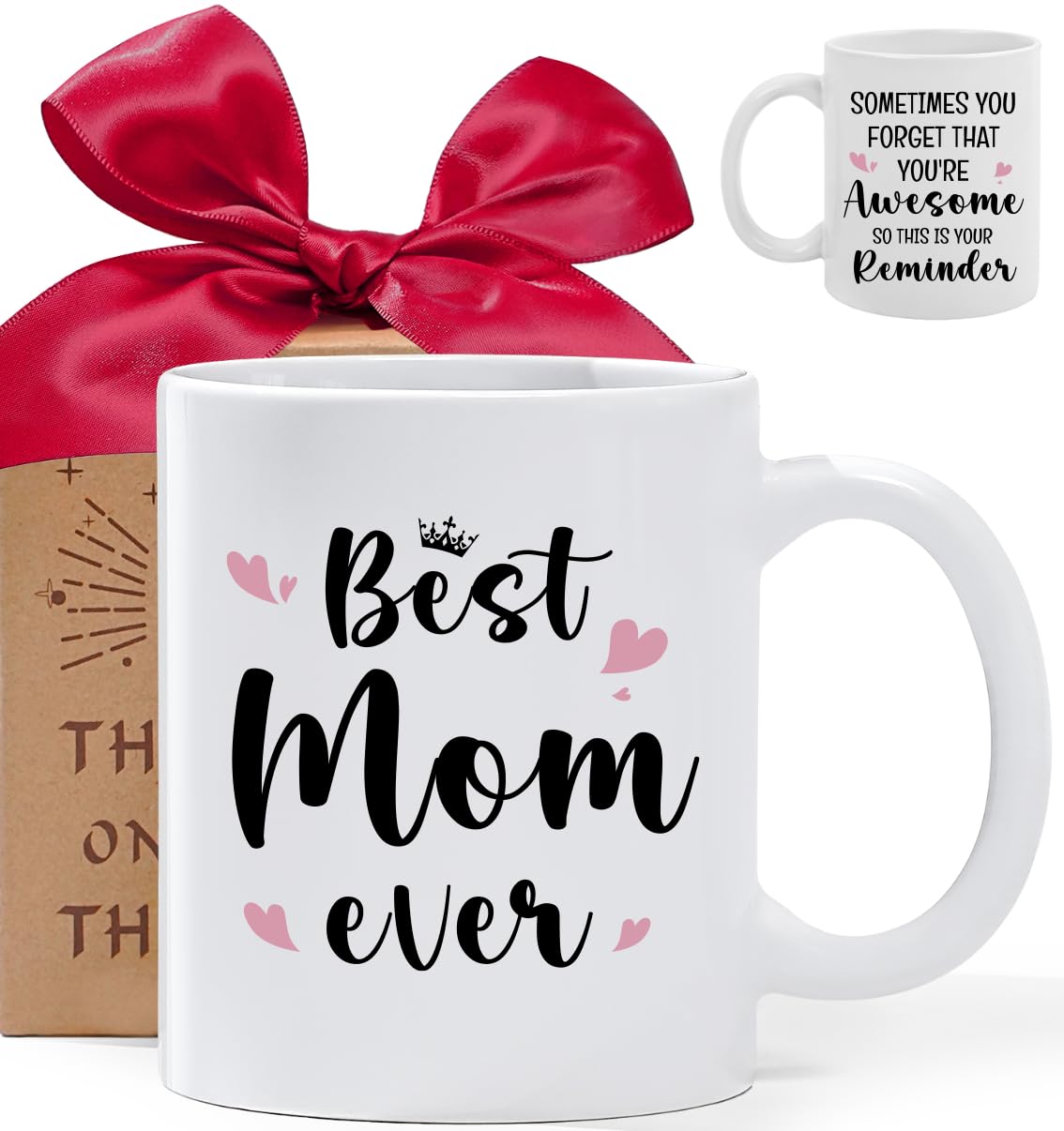 Best Mom Ever Mug, Mom Mug, New Mom Gifts, Best Mom Ever Gifts, Mom Coffee Mug Gifts for Mom from Daughter Son, Mothers Day Gifts for Mom, Gifts for Mom Mother Birthday, Christmas Gifts for Mom-109
