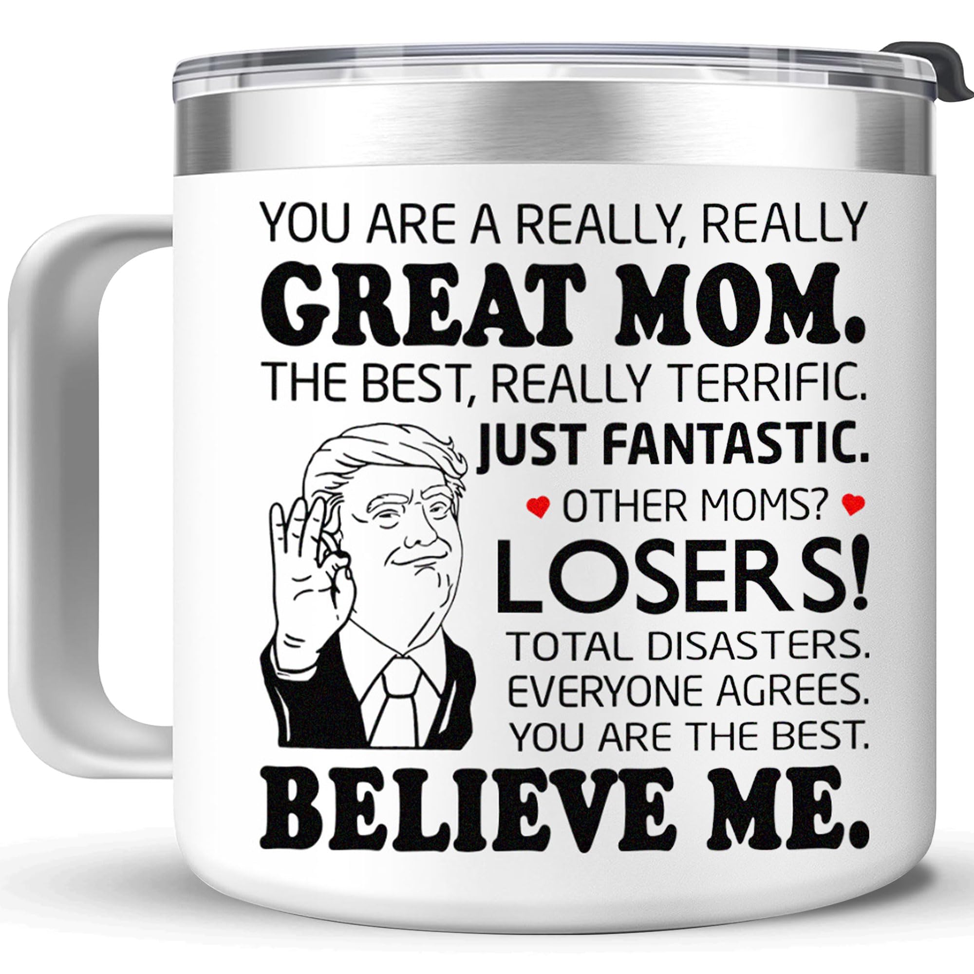 Gifts for Mom from Daughter, Son - Mothers Day Gifts for Mom, Wife, Women - Moms Birthday Gift Ideas, Cool Birthday gifts for Moms, Mothers - Best mom Mug, moms Coffee Mug 14oz