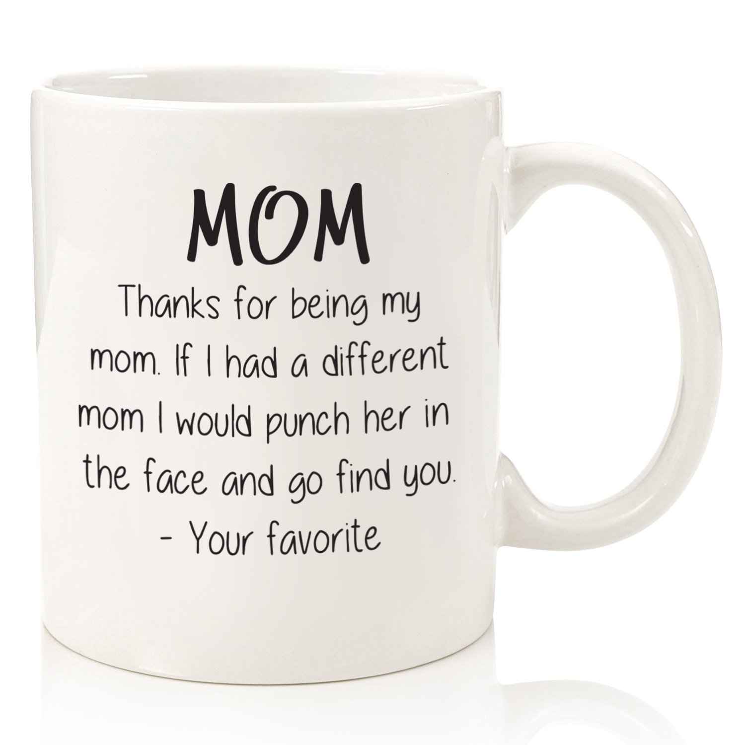Mothers Day Gifts For Mom, Thanks For Being My Mom Coffee Mug, Mother's Day Mugs From Kids, Mother's Day Gifts For Moms From Daughter, Son, Sentimental Gift For Moms Who Have Everything