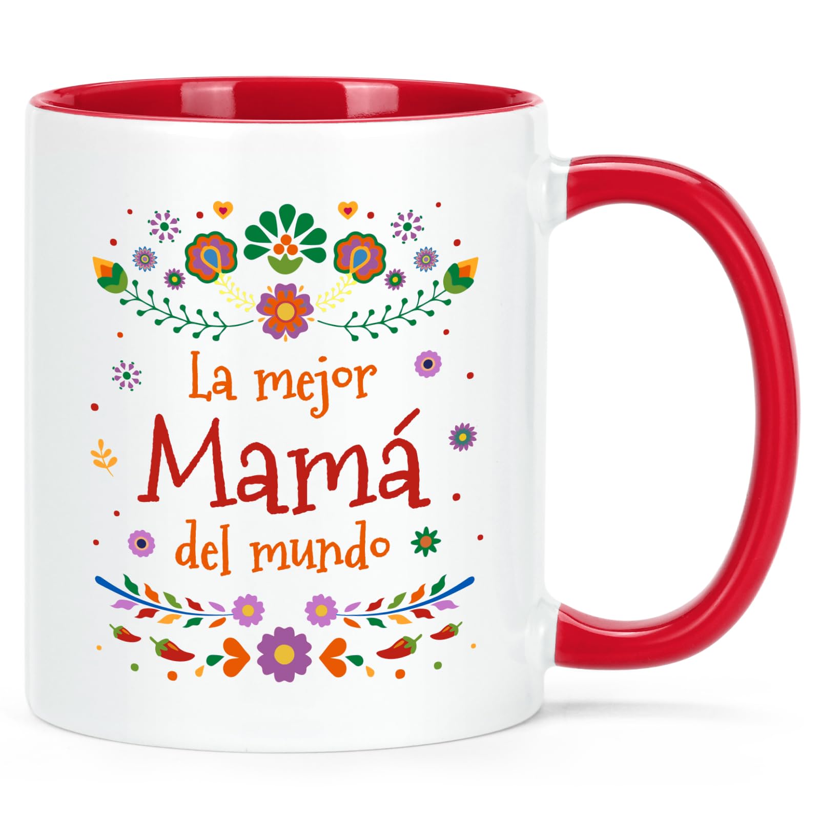 Cabtnca La Mejor Mama Del Mundo, Mama Gifts in Spanish, Mama Mug, Regalo Para Mama, Mom Coffee Mug, Mothers Day Christmas Gifts for Mama, Mom Gifts in Spanish, 11Oz