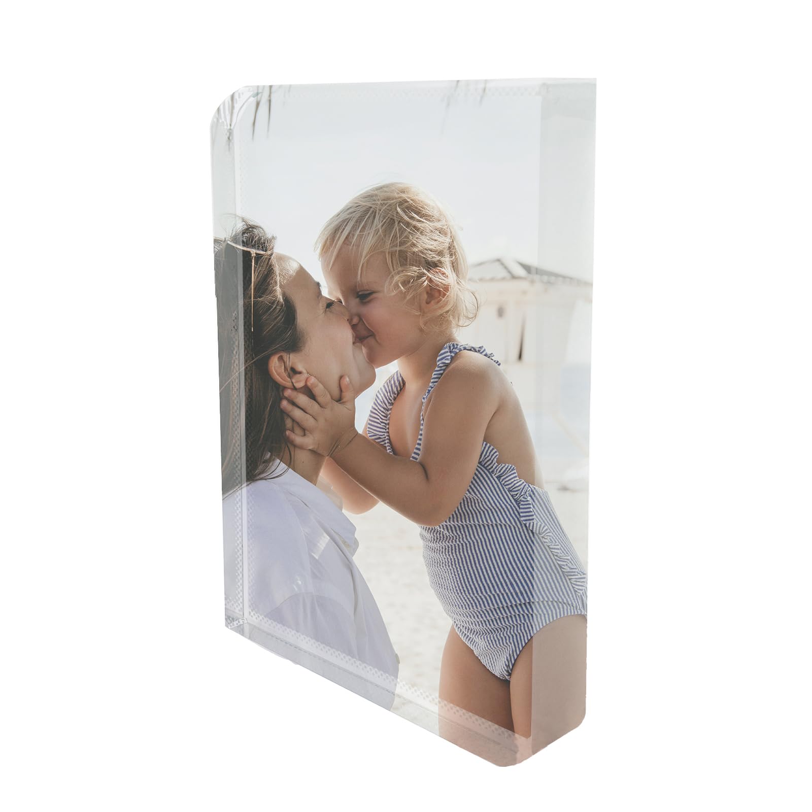 Sublimation Blanks Crystal Tabletop Decor Decorative Signs Plaques Custom Photo Frame DIY Picture Frame (Blank - Rectangle)