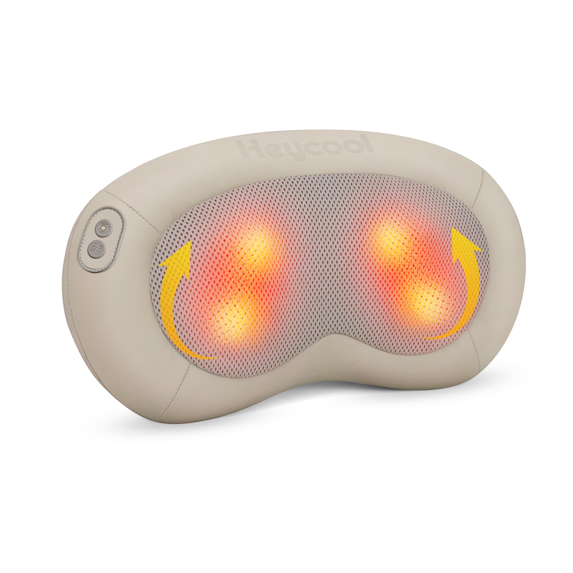 Back Massager for Pain Relief Deep Tissue, Shiatsu Back Neck Massager with Heat, Kneading Massage Pillow for Neck and Shoulder, Gifts for Men and Women