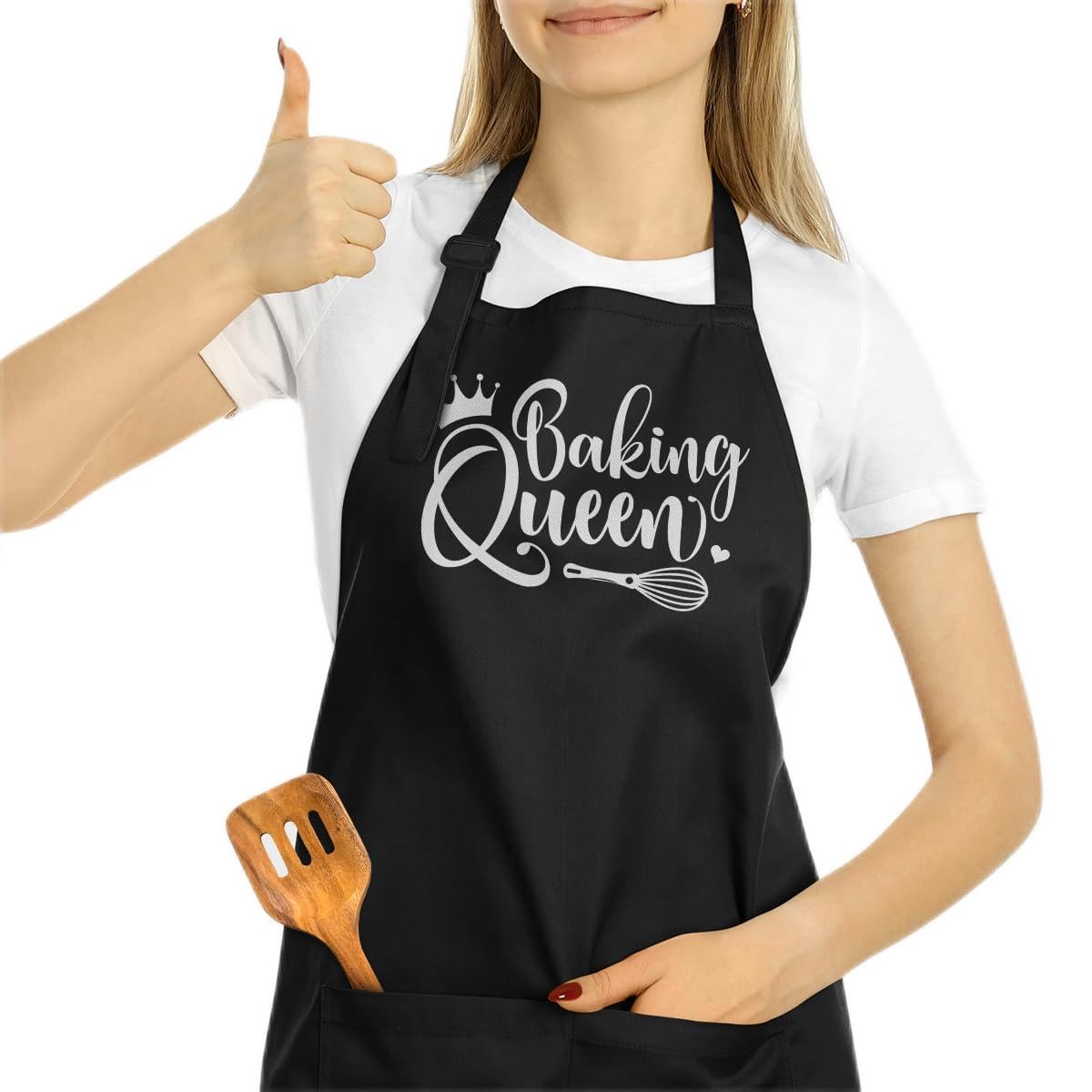 SANDJEST Men's Aprons with Pockets - Funny Aprons for Men BBQ, Kitchen, Cooking - Gifts for Birthday, Birthday