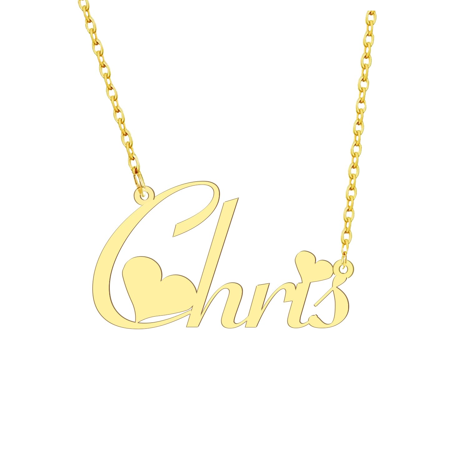 Personalized Name Necklace Engraved Mother's Day Jeweley Pendant