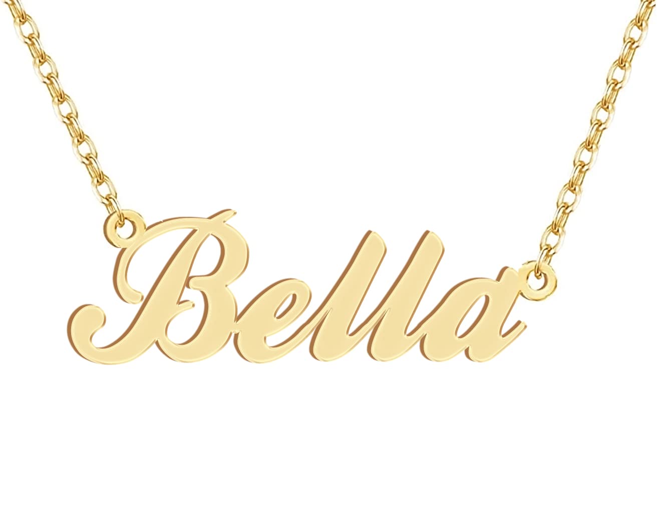 Custom Name Necklace Personalized Customized Any Names Stainless Steel Jewelry for Womens Mothers