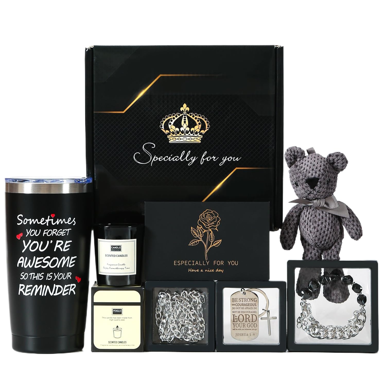Birthday Gifts for Men,Man Premium Gifts Basket Ideas Set for Him Men's Birthday Gift Box Unique Birthday Presents for Dad, Husband, Son, Boyfriend, Coworker Male Retirement Gifts (Gift3)