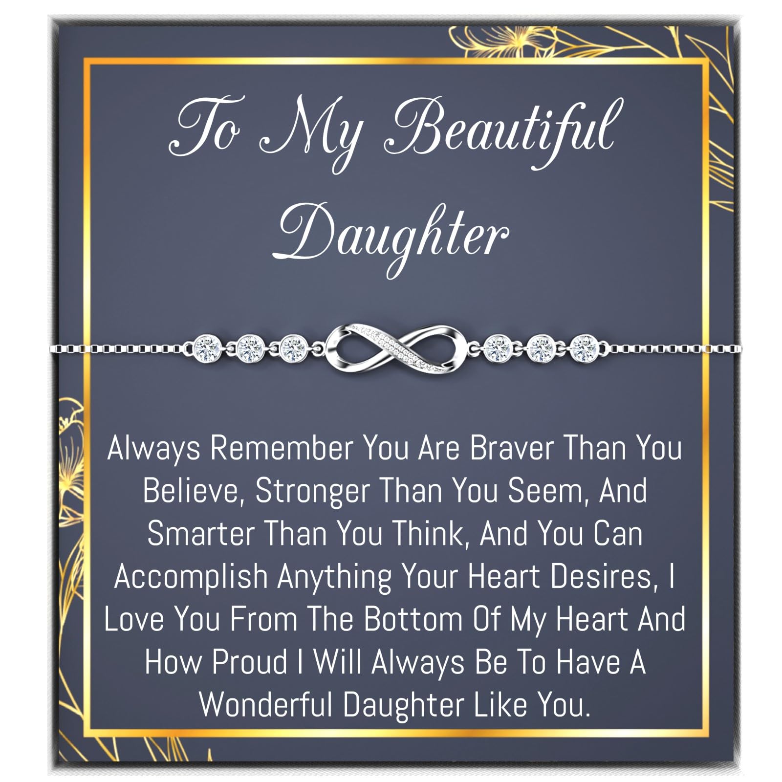 I Love You Bracelet - Daughter Gift, Birthday Gift