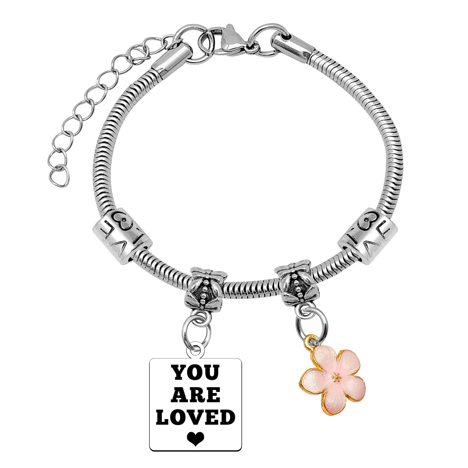 Mxrymvu Inspirational Gifts for Women Bracelet Motivational Gifts Encouragement Birthday Gifts for Friend Sister Daughter Mom