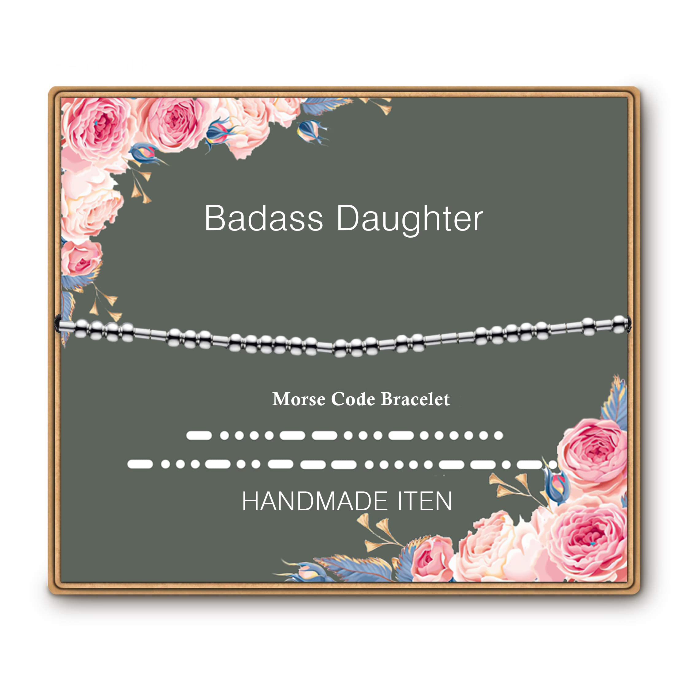 ASELFAD Morse Code Bracelets for Women, Funny Birthday Gifts, Best Friend Friendship Gifts