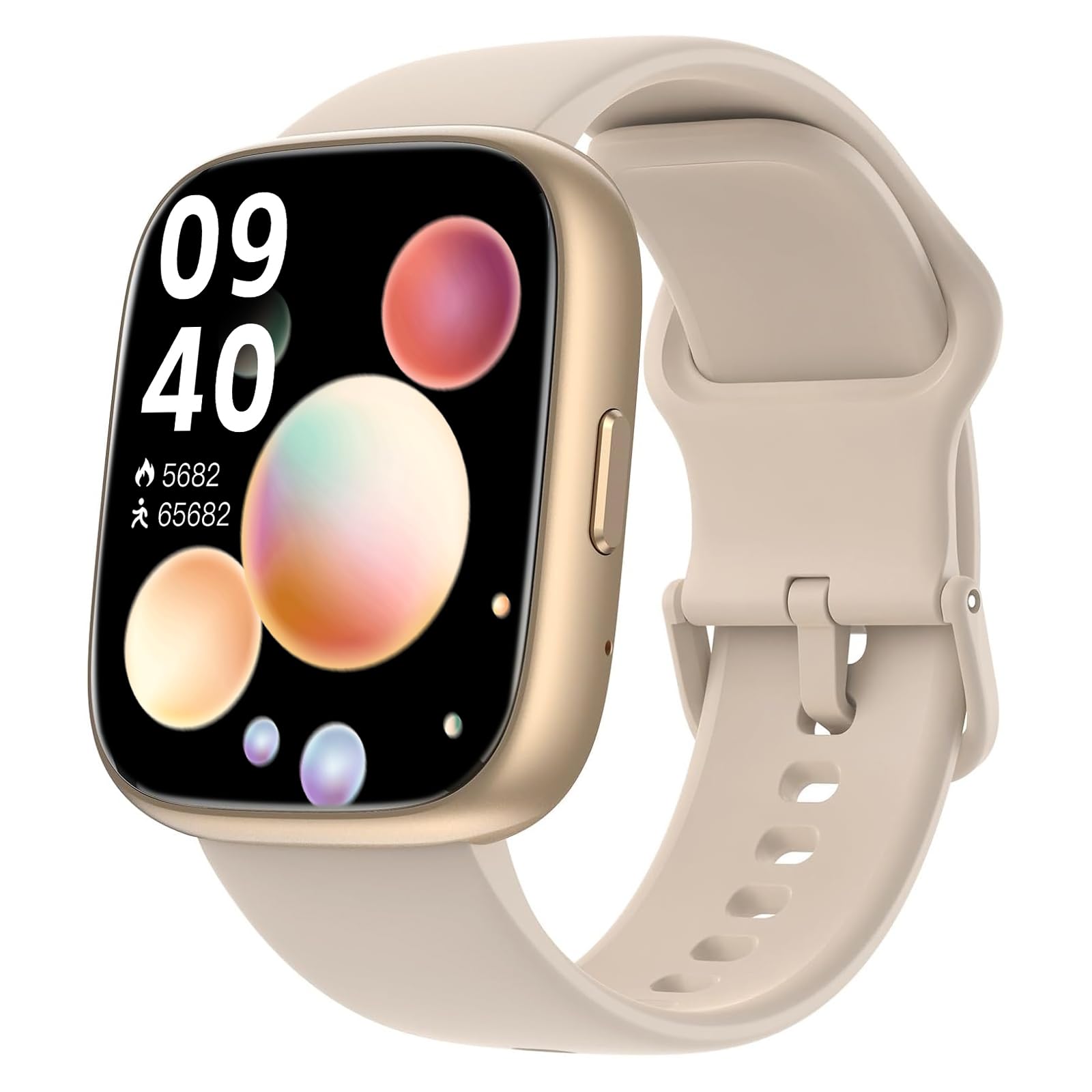 Smart Watch for Men Women Alexa Built-in, 1.83" Fitness Tracker Smart Watch for iPhone Android Compatible, IP68 Waterproof 100+ Sport Modes, Pedometer, Heart Rate/SpO2/Stress/Sleep Monitor