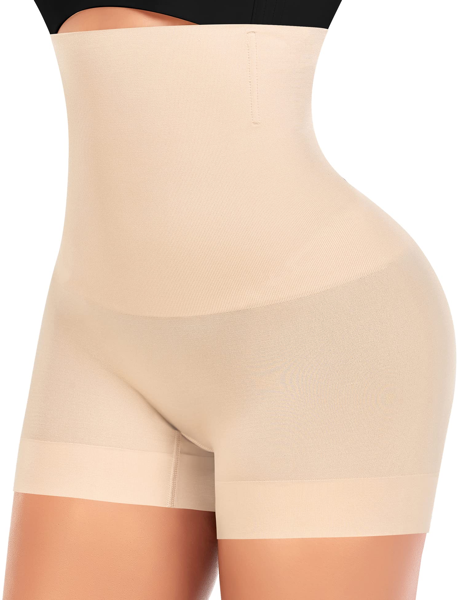 DERCA Womens Shapewear Shorts Tummy Control Body Shaper Underwear Shaping Boyshorts Seamless Shorts Under Dresses