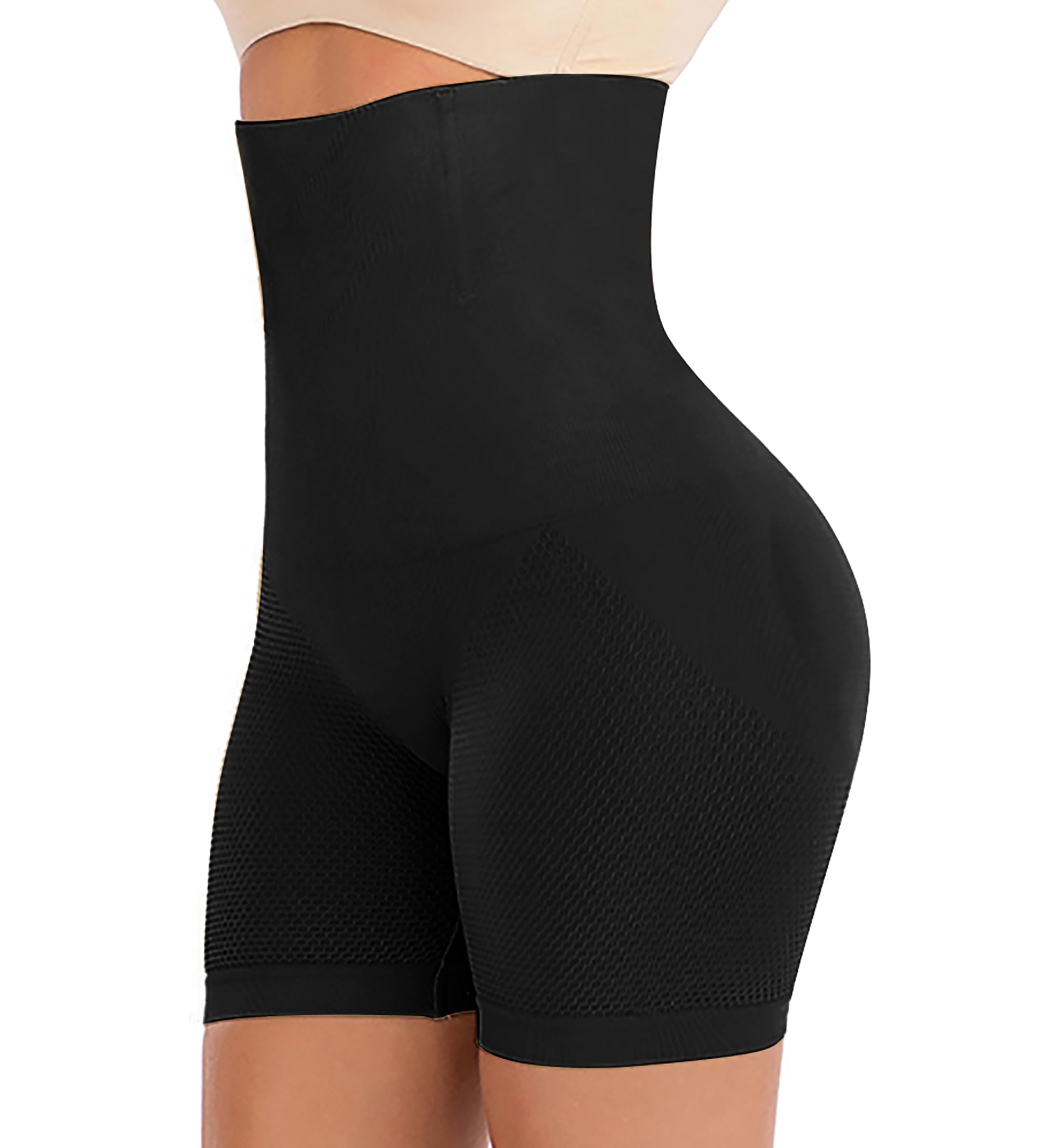 Lelinta Shapewear Shorts For Women Tummy Control High Waist Body Shaper Compression Thigh Slimmer Butt Lifter Panties
