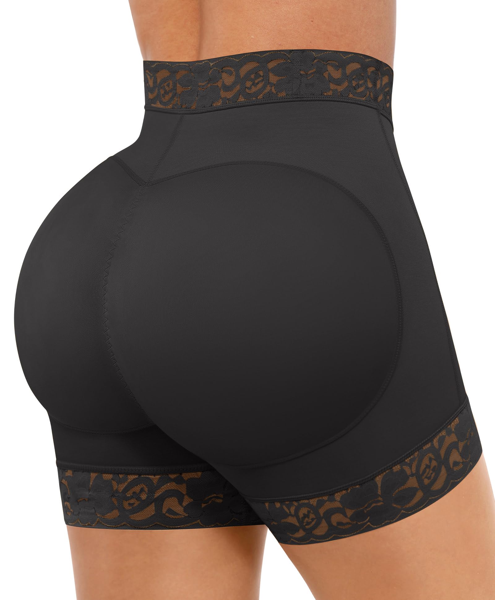 FeelinGirl Butt Lifter Panties Hip Enhancer Shapewear Tummy Control Body Shaper Shorts