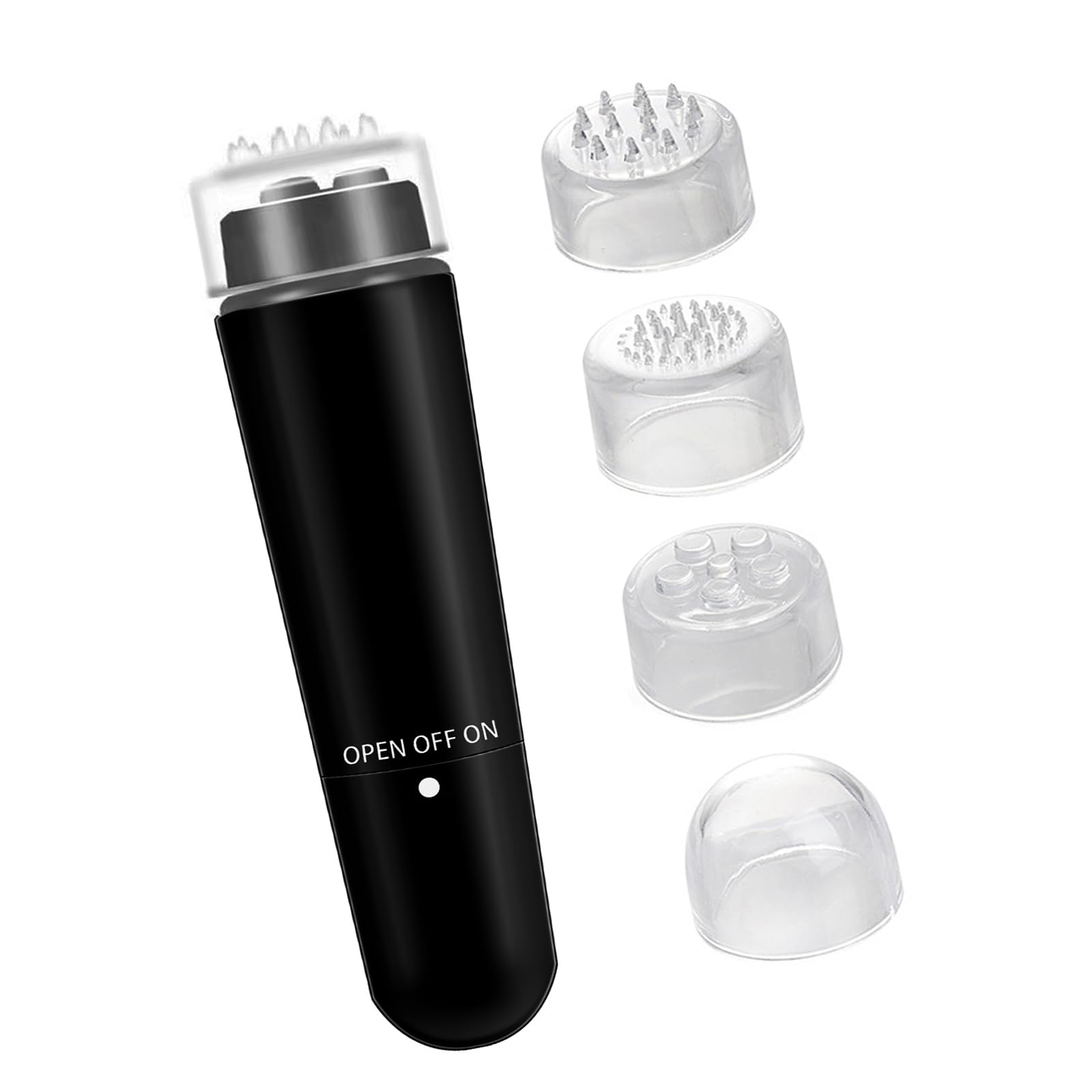 Mini Massager Tool for Face, Neck, Head, Back (Black)