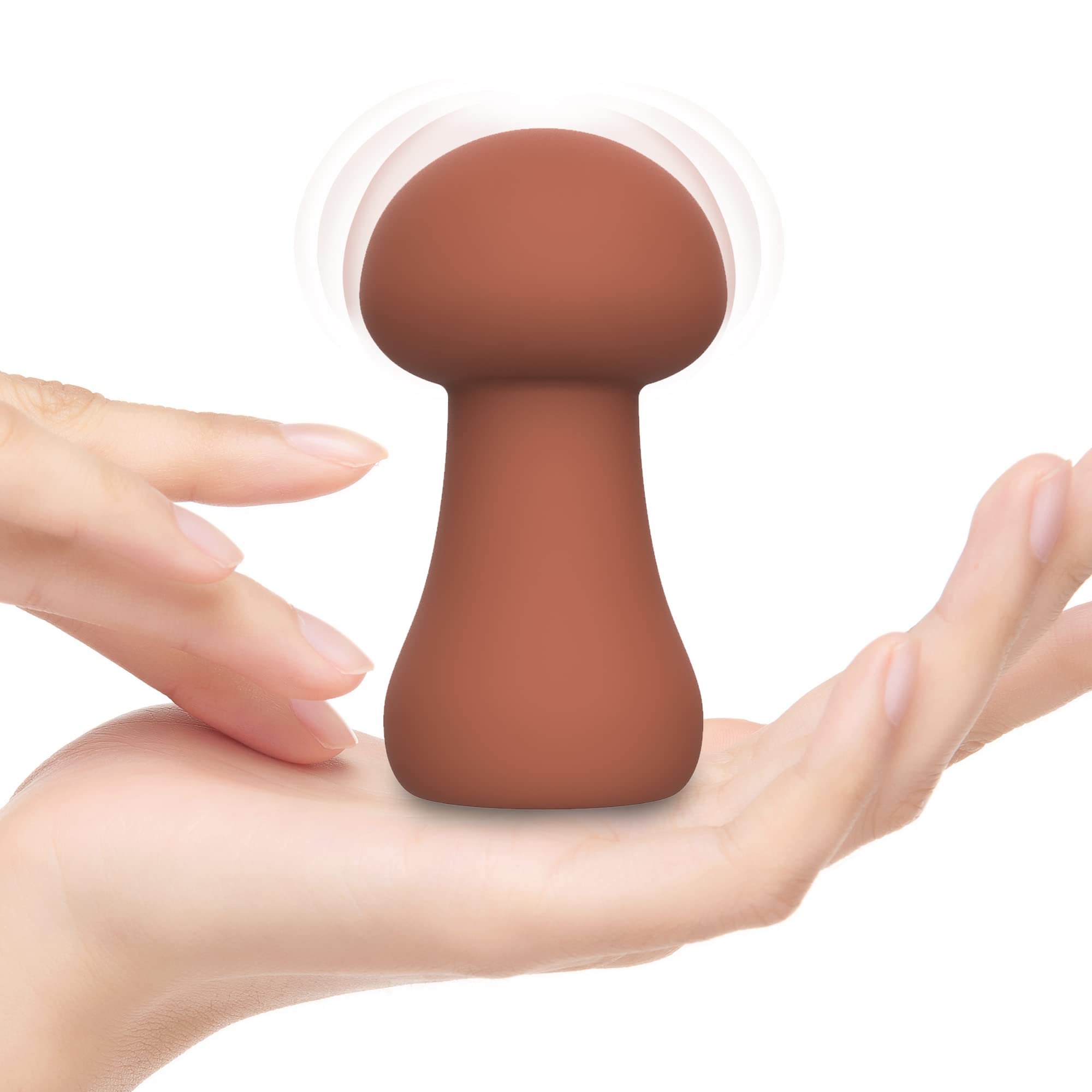 Mushroom Shaped Shoulder & Neck Electric Massager - Waterproof Personal Handheld Cordless Portable Travel Back Massager,Suitable for Full Body to Relieve Muscle Pain and Fatigue.(Randy Orange)