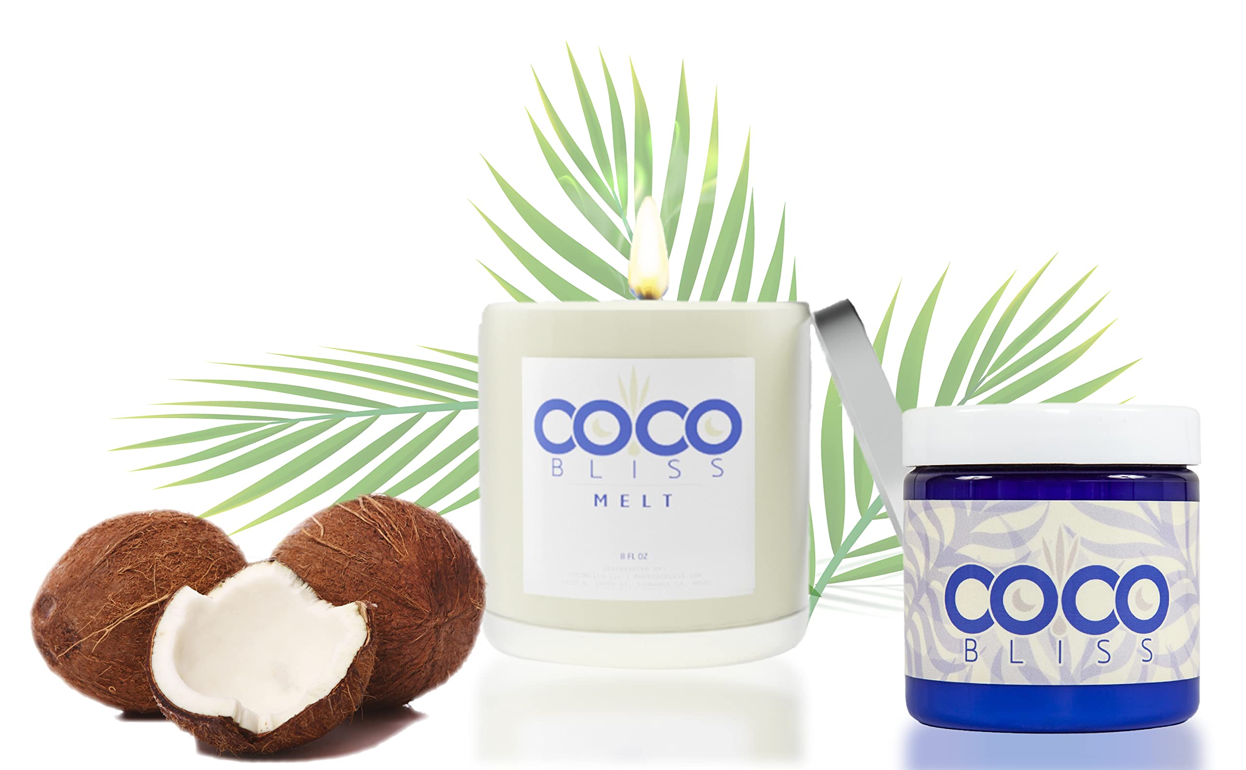 Coco Bliss Natural Coconut Oil Lubricant, Intimate Moisturizer, Lube for Him and Her, Personal Massage Oil, Silky Smooth Moisturizer with Vanilla Extract and Almond Oil, 4/8 Fl Oz…