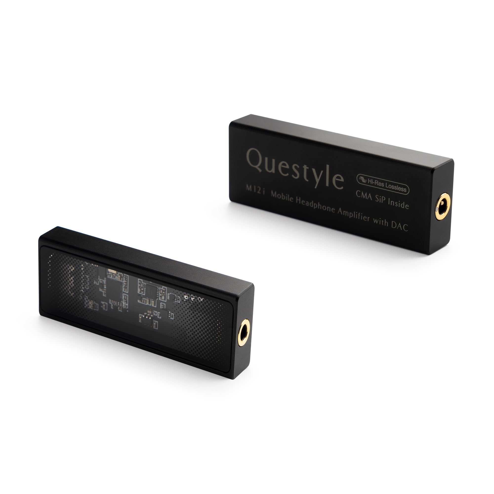 M12i HiFi Headphone Amplifier [MFi Certified] Portable USB DAC Lossless Mini Audio Amps Supports PCM 768kHz/DSD512 with 3.5mm Outputs High Resolution for Smartphones/PC/Laptops