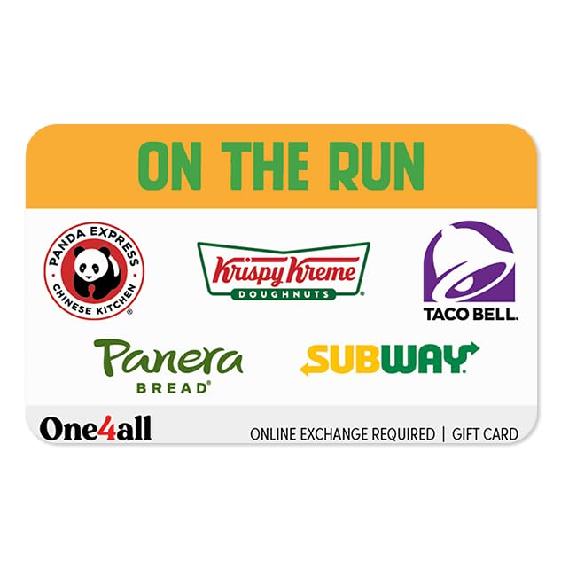Multi-Brand Choice Cards On the Run eGift Card