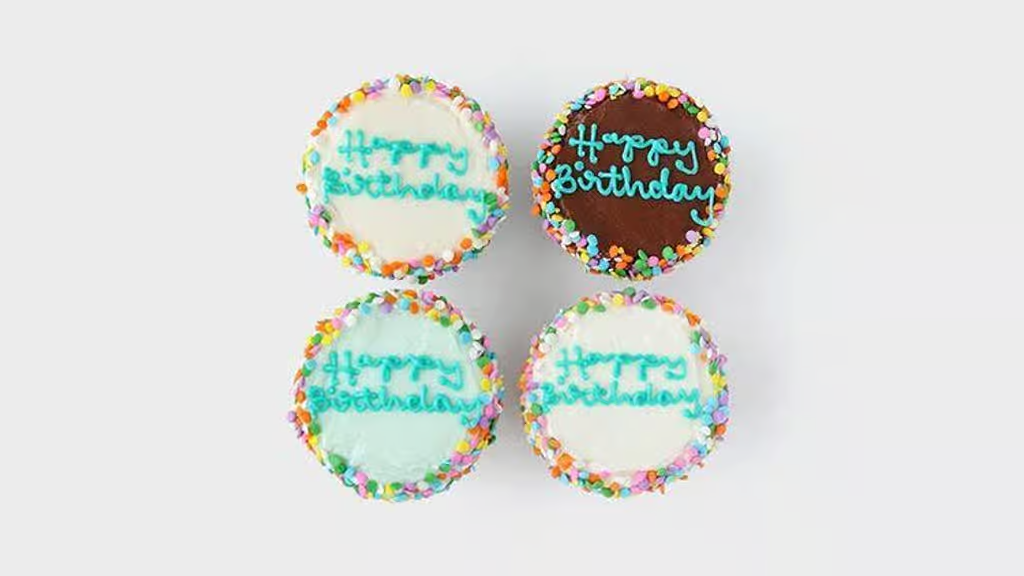 Happy Birthday Cupcake 4 Box