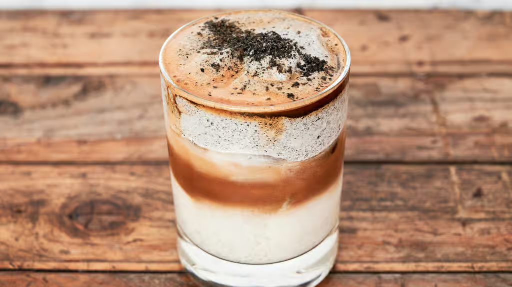 Black Sesame Cream Latte