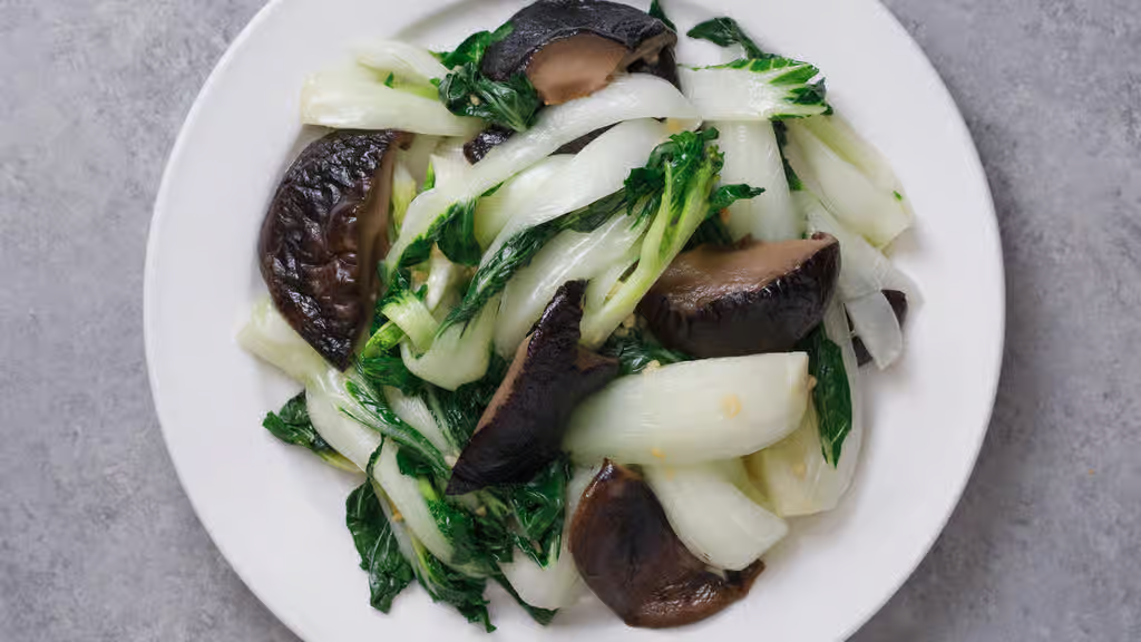 Mushroom with Chinese Greens