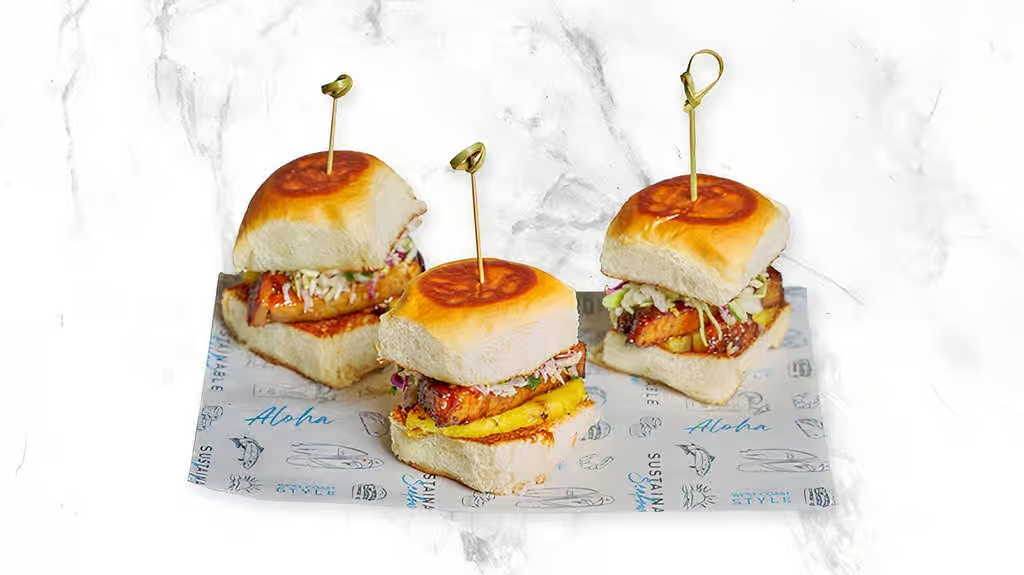 Hawaiian Pork Belly Sliders