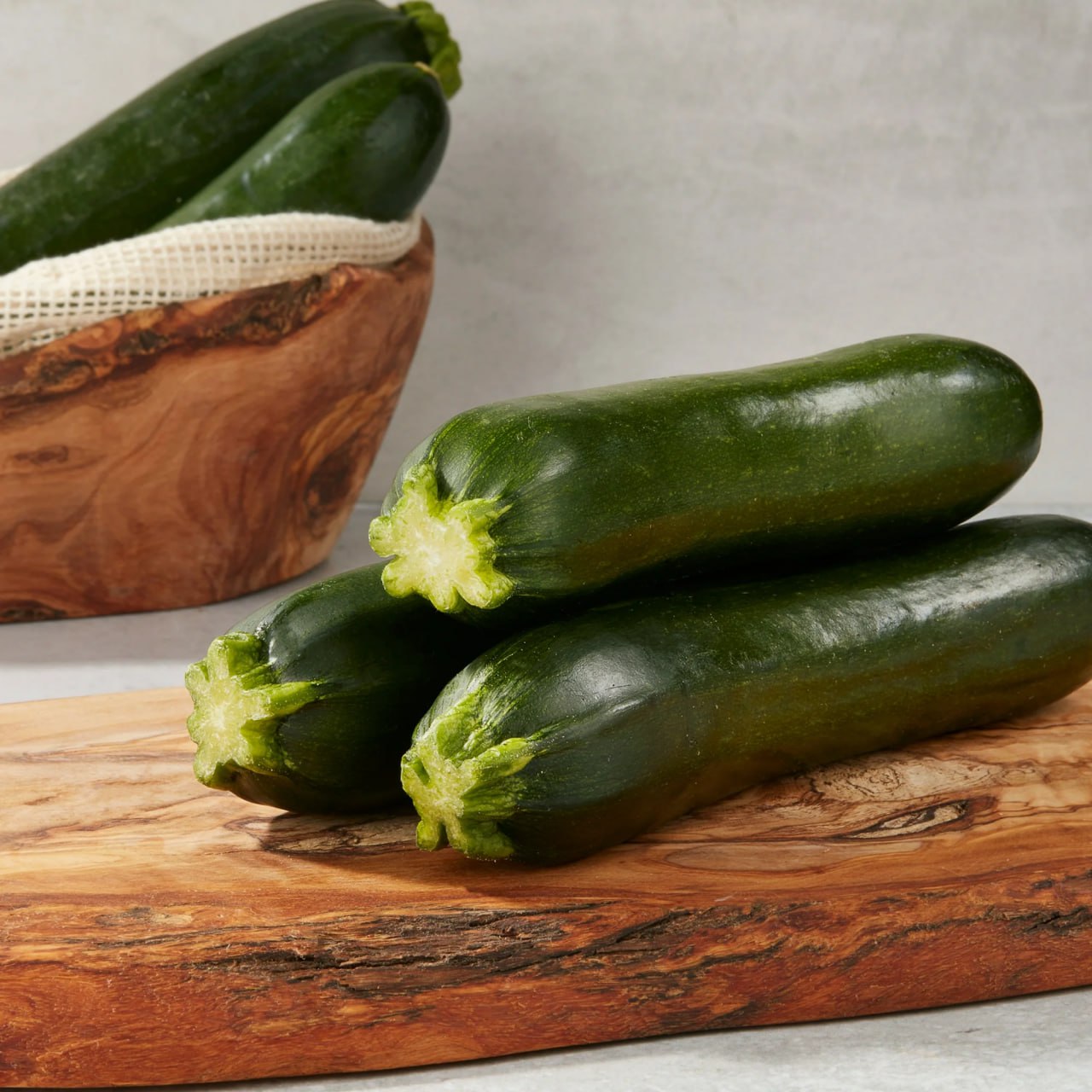 Fresh Organic Zucchini Squash, 3 Count